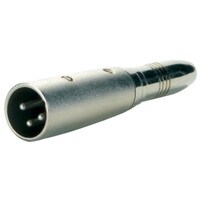 XLR Male to 1/4" Mono Female Adapter